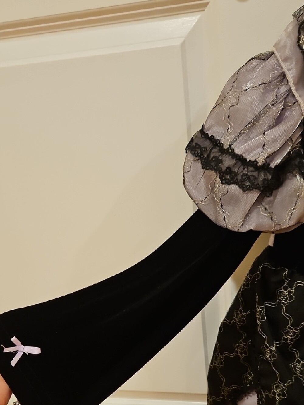Kuromi Black & Lavender Kids Costume Dress 8 - Picture 3 of 7